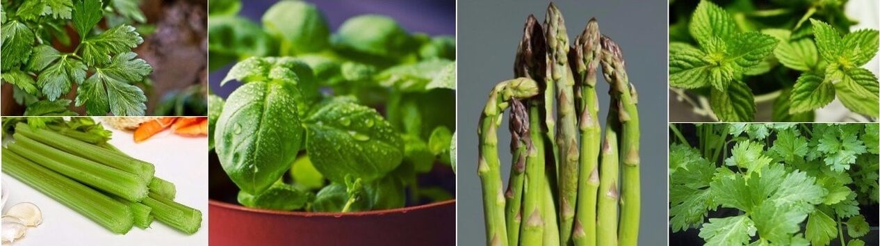 Zöldek, amelyek segítenek növelni a potenciát a férfiaknál